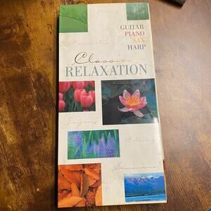 Various Artists : Classical Relaxation CD Box Set Guitar Piano Sax Harp